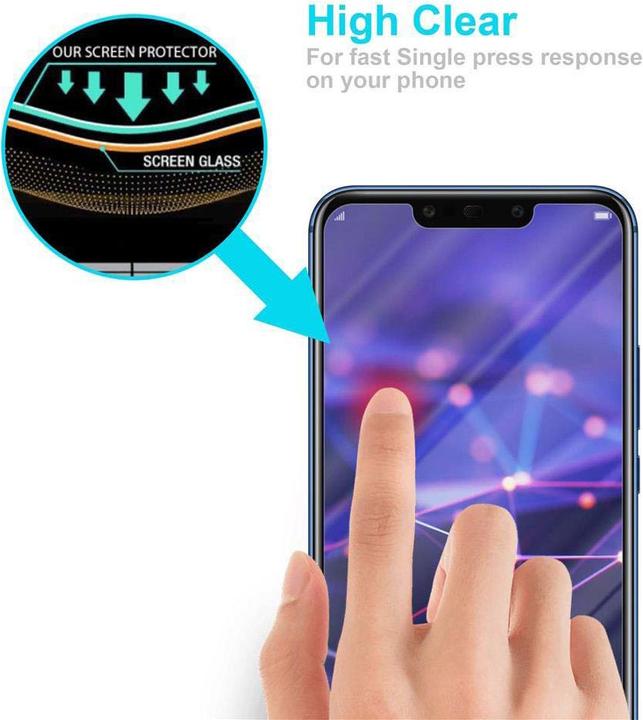 Image du produit Cadorabo Verre de protection d'écran pour Huawei MATE 20 LITE (1 pièce(s), Mate 20 Lite)