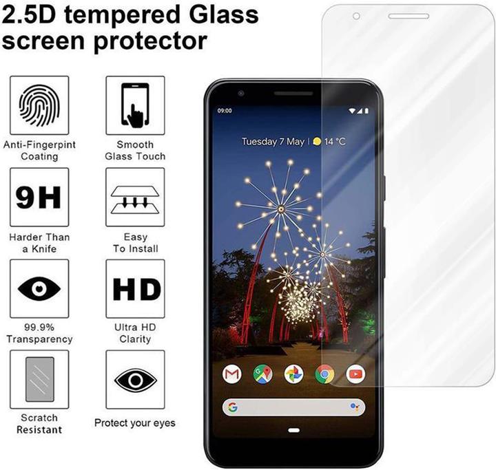 Immagine prodotto Cadorabo Vetro di protezione del display per Google PIXEL 3A XL (1 Pezzo/i, Google Pixel 3a XL)