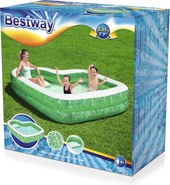 Productafbeelding Bestway Familiebad Rechthoek Tropisch Paradijs
