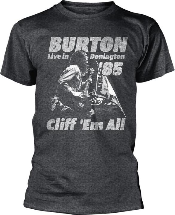 Metallica Cliff Burton Flag Retro TS