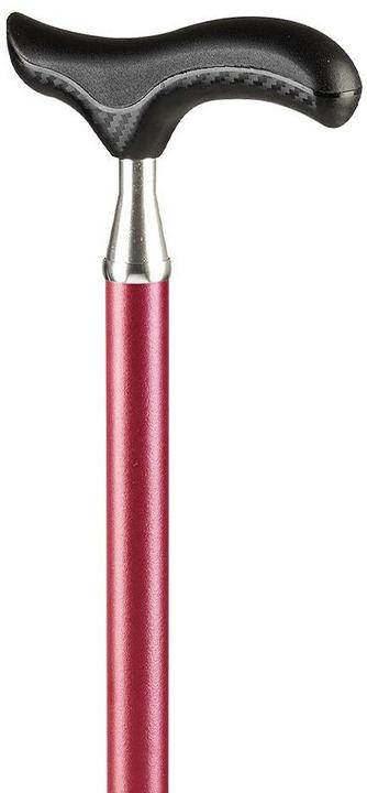 Image du produit Sahag Metallstock Slim Neck Struktur rot -100kg 74-95cm Derbygriff in Carbonoptik