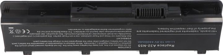 Actual product image ASUS Akku N45, N55, N75 Akku A32-N55 (4400 mAh)