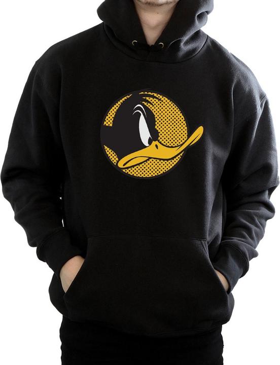 Immagine prodotto Looney Tunes Daffy Duck Dotted Profile Felpa con Cappuccio Uomo (3XL)