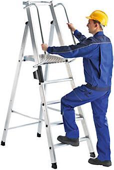 Produktbild Munk Plattformleiter 8 Stufen mit Ablageschale (Plattformleiter, 160 cm)