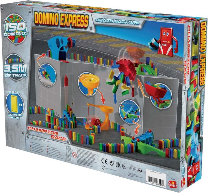 Actual product image Goliath Toys Domino Express Crazy Factory (German, French, Italian, English)