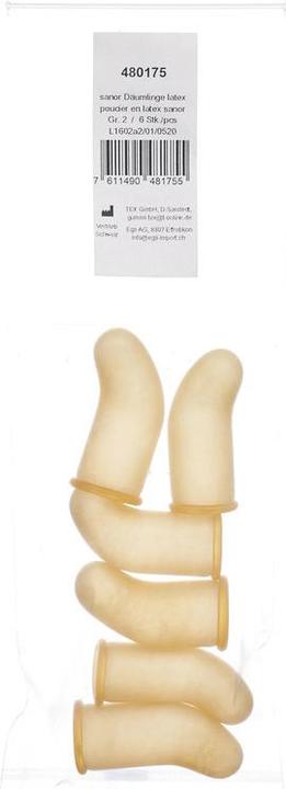 Produktbild Sanor Däumling Latex Grösse 4 (4)