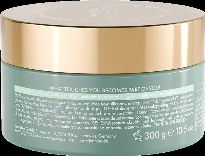 Actual product image Jean & Len Salt Scrub Rosemary/Ginger, 300 g
