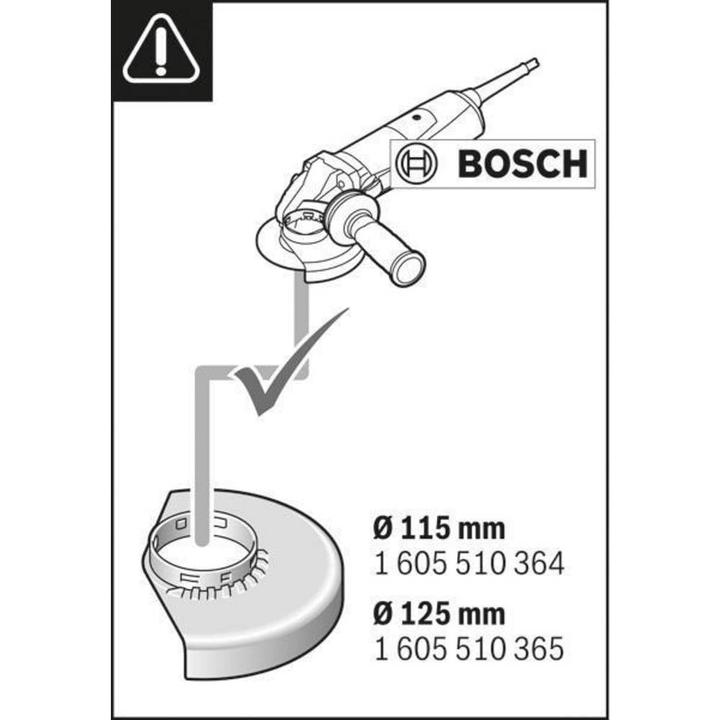 Actual product image Bosch Professional Gde 115/125 Fc-T