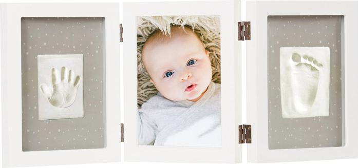 Dooky Happy Hands Abdruckset Baby Print Trible Frame