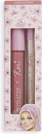 Actual product image Makeup Revolution x Roxi Lip Kit (Cherry Blossom)