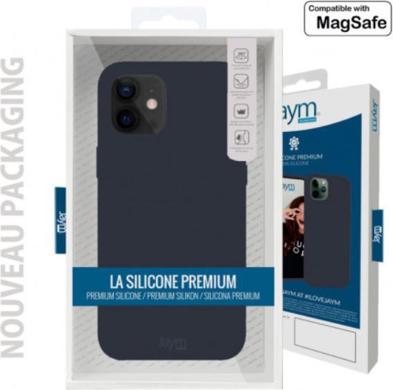 Produktbild Jaym Premium Silikonhülle, Schwarz Series (Apple iPhone 15 Plus)