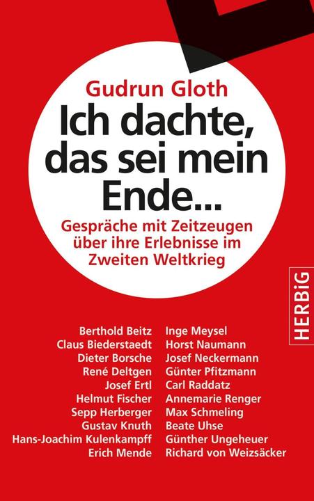 Produktbild Ich dachte, das sei mein Ende (Deutsch, Gudrun Gloth, 2015)