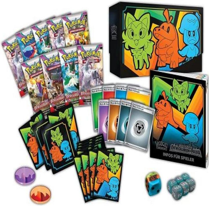 Actual product image Pokémon Developments in Paldea Top Trainer Box (German, Booster Pack)