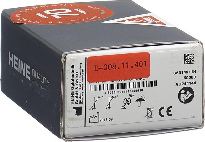 Image du produit Heine Otoscope Beta 400 LED F.O avec embouts (1 pc)