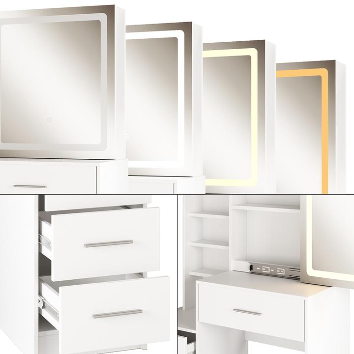 Image du produit Vicco Lisca avec éclairage (80 x 36 x 132.5 cm)