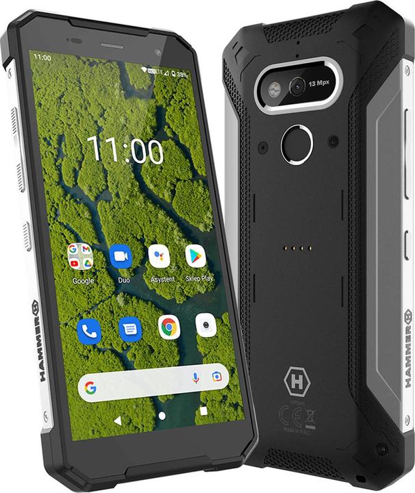 Produktbild Myphone HAMMER EXPLORER PLUS Silver smartphone (64 GB, Silber, 5.72", Dual SIM, 13 Mpx, 4G)