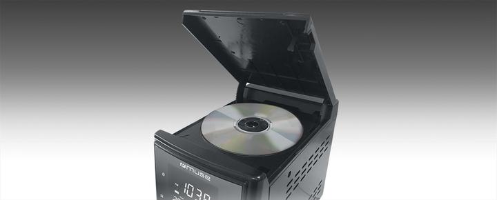 Image du produit Muse M-38 BT - Mini chaîne hi-fi avec CD,USB & bluetooth - noir (Bluetooth, Lecteur de CD, 1x 10 W)