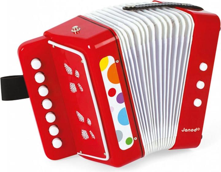 Produktbild Janod Confetti Akkordeon (Deutsch, Spanisch, Französisch, Niederländisch, Italienisch, Englisch)