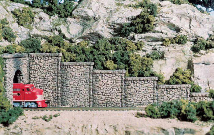 Actual product image Woodland Scenics Retaining wall quarry stone - for N gauge