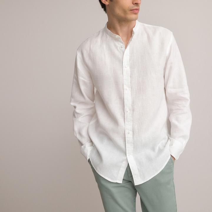 Immagine prodotto La Redoute Collections Camicia a maniche lunghe con collo alto (S)