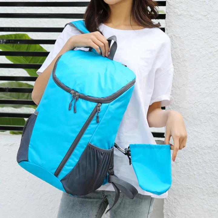 Produktbild Only-Bags.Store Leichter faltbarer Rucksack Wasserdicht Grosse Kapazität Ultraleicht Outdoor Rucksack Reisen Sport
