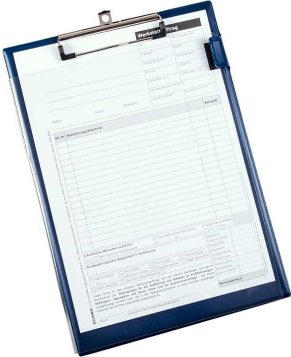 Produktbild Eichner Auftragstasche mit Klettverschluss DIN A4 blau (A4, 10 x)