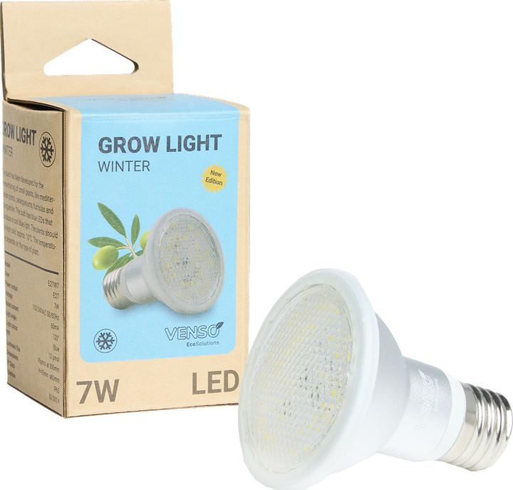 Produktbild Venso E27 Pflanzenlampe "Winter" 7W 120° (LED)