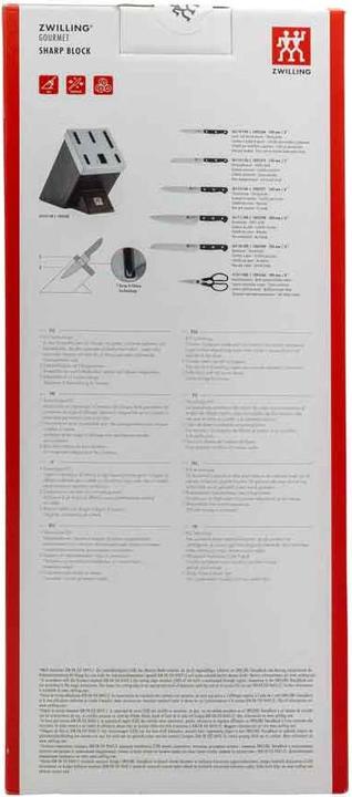Actual product image Zwilling Gourmet knife set