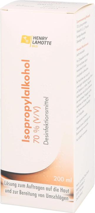 Produktbild HENRY LAMOTTE OILS Isopropylalkohol 70 % Desinfektionsmittel Lösung, 200 ml Lösung (200 ml)