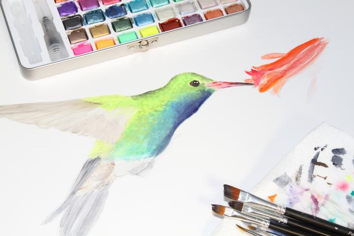 Actual product image Paintersisters Watercolour box 90s (Multicoloured)