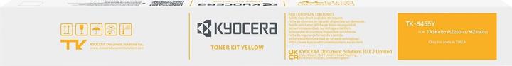 Actual product image Kyocera Toner gelb TK-8455 ca. 12.000S. TASKalfa MZ2501/MZ3501