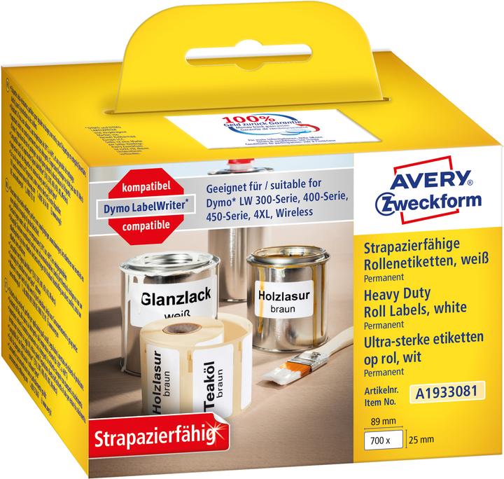 Immagine prodotto Avery etichette per sal (rotolo) 89 x 25 mm foglio 1 set
