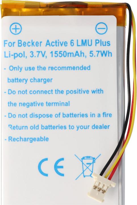 Actual product image Becker Akku Active 6 LMU Plus Akku 334517373442, SR3840100, 335000000000