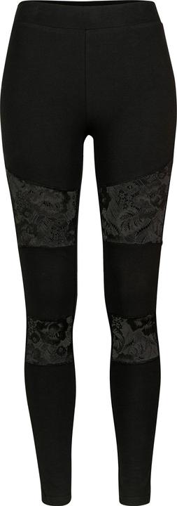 Immagine prodotto Urban Classics Leggings da donna con inserto in pizzo (XS)