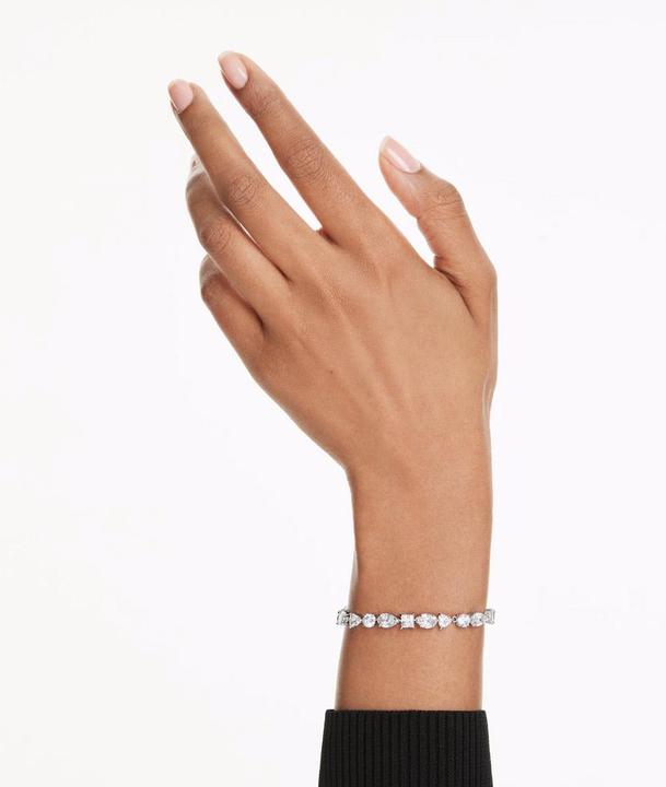 Image du produit Swarovski Mesmera Armband Verschiedene Schliffe Weiss Rhodiniert (20.50 cm, Métal Swarovski)
