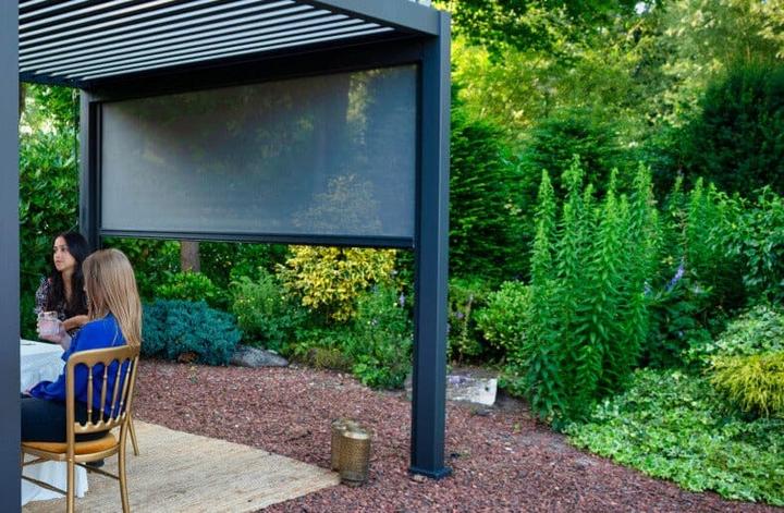 Image du produit Colibri Rideau latéral réglable 4m pour Pavillon Pergola Premium et Standard Plus (1 cm, 400 cm)
