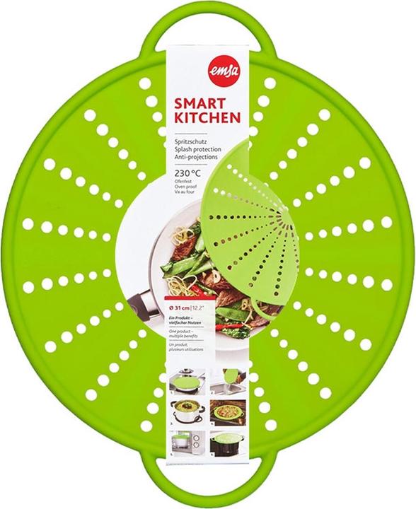 Actual product image Emsa Splash guard 4in1 green 26cm (26 cm, Plastic)