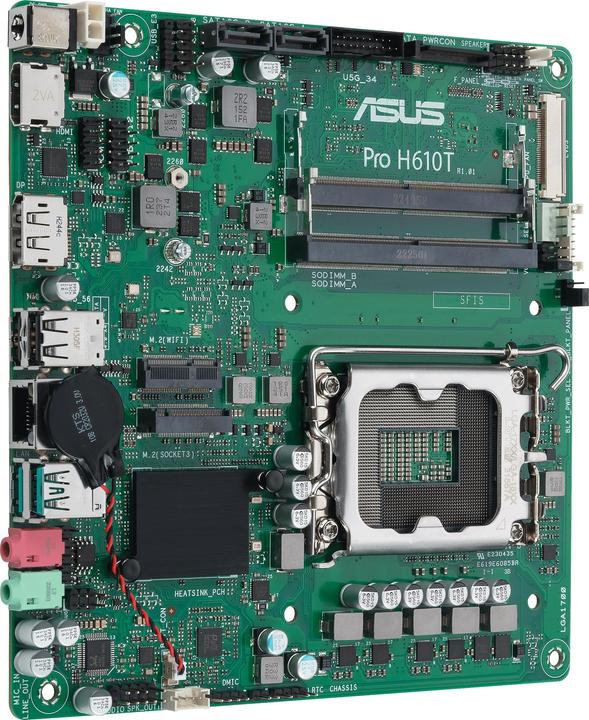 Produktbild ASUS PRO H610T (LGA 1700, Intel H610, Mini-ITX)