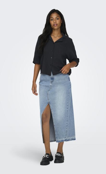 Produktbild Only Normal geschnitten Button-Down Kragen Hemd Hemd (XS)