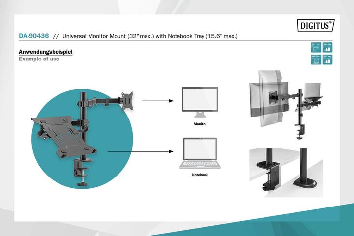 Actual product image Digitus DA-90436 (Table, 32")