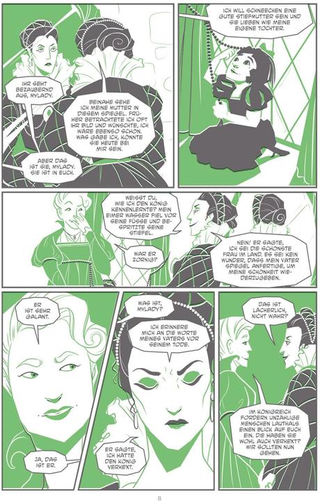 Actual product image Disney Villains Graphic Novels: Die Schönste im ganzen Land (German, Fiona Marchbank, Serena Valentino, 2024)