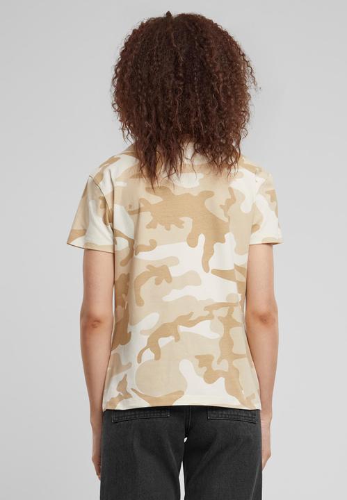 Actual product image Urban Classics Ladies Camo Regular Tee - 166869 (4XL)