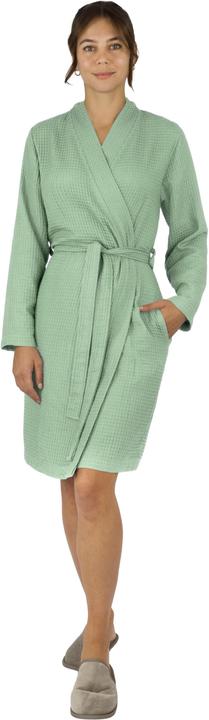 Actual product image Normani Ladies' dressing gown in bamboo waffle pique Manisa - 9629 (L, XL)