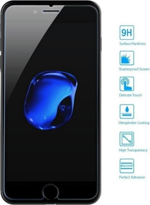 Actual product image Screenguard Apple iPhone 8 Protective Glass Film Case Friendly Design (1 Piece, Apple iPhone 8)