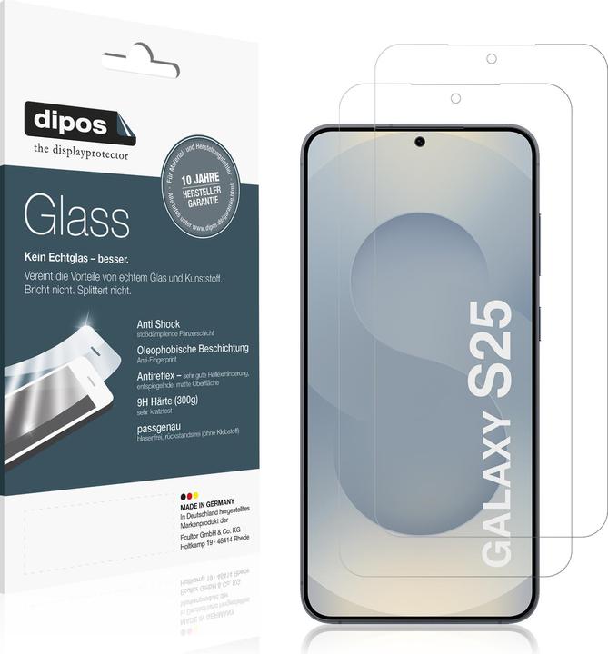 Immagine prodotto Dipos Anti-Shock Pellicola Protettiva opaco (1 Pezzo/i, Samsung Galaxy S25)