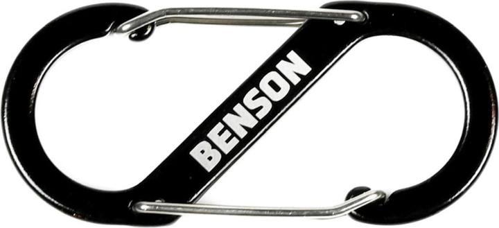 Benson 8er Set Doppel Karabinerhaken, S-Clip, 4 x 9 cm