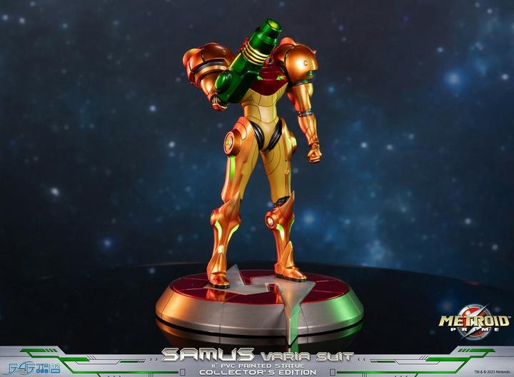 Actual product image First 4 Figures Metroid Prime PVC Statue Samus Varia Suit Collector's Edition 27 cm