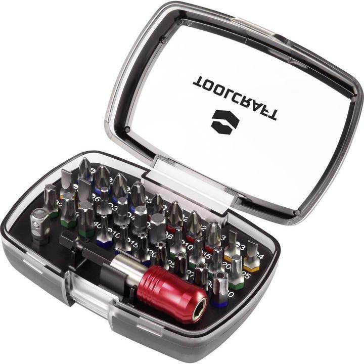 Actual product image Toolcraft 32pcs. bit set with colour coding (C 6.3)