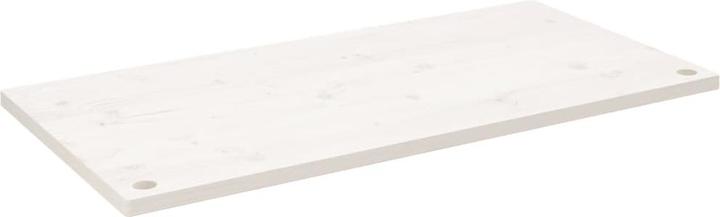 Image du produit VidaXL Schreibtischplatte Weiss 110x55x2,5 cm Massivholz Kiefer (110 x 55 x 2,5 cm)
