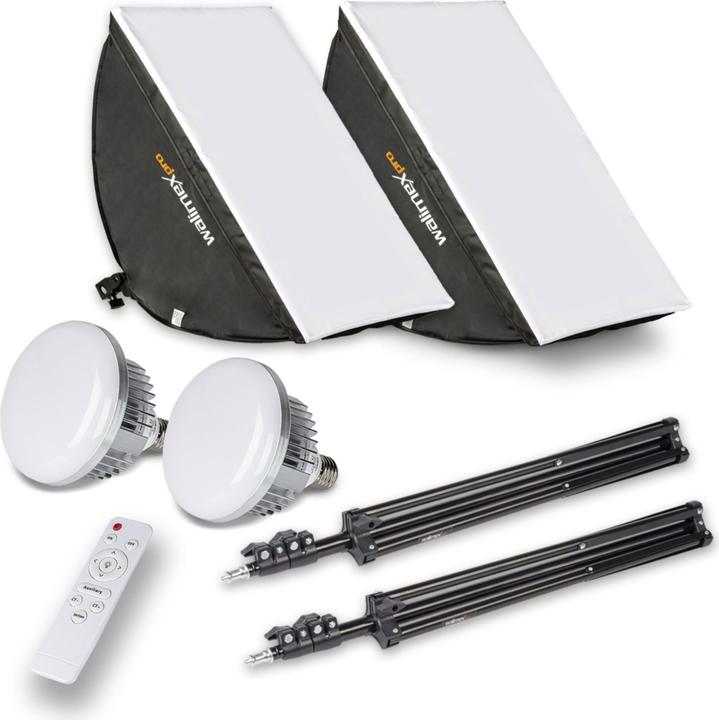 Actual product image Walimex pro 60W Softbox Bi Color Kit 2 (Soft boxes)